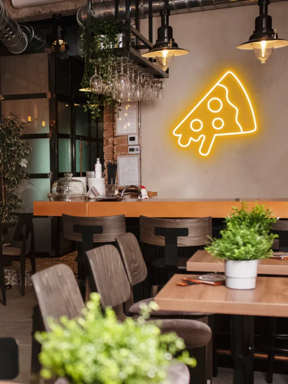 Pizza Slice Neon Sign